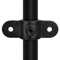 Doos Dubbel oogdeel in 1 lijn - zwart-C / 33,7 mm (75 stuks)